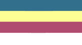 a button leading to my carrd on transmasc lesbians. the image is the transmasc lesbian flag i made.